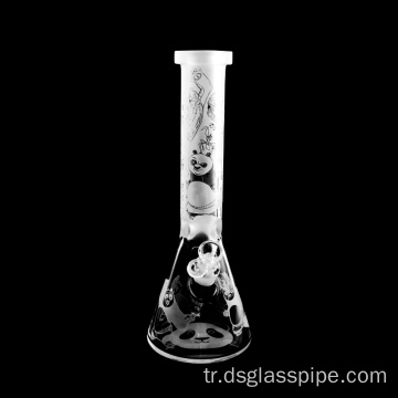 Borosilikat cam su borusu toptan sigara içme aracı beher